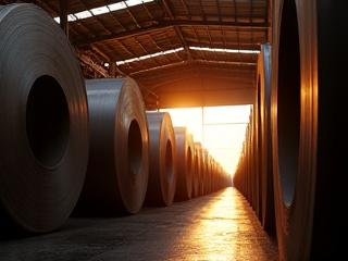 Industrial raw materials ready for logistics