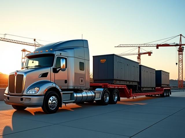Silver Spoon truck delivering server infrastructure to an Upstate NY data center site